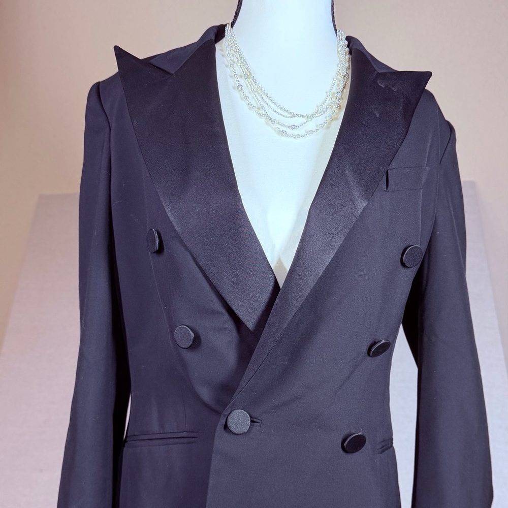 Ralph Lauren Purple Label Double Breasted Blazer Made in‎ Italy Luxury Tailoring